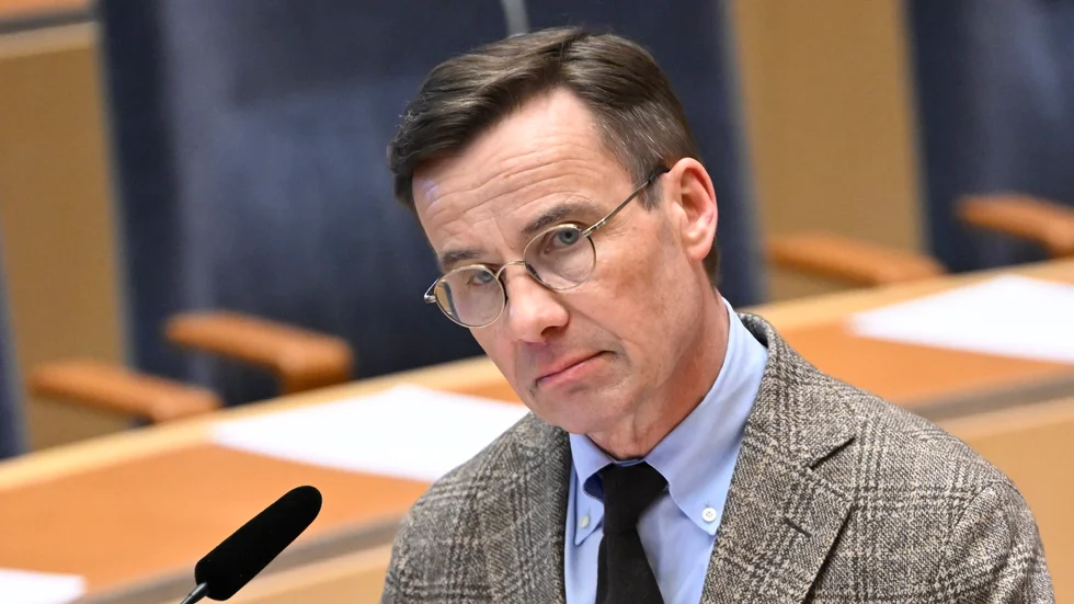 Statsminister Ulf Kristersson (M). Arkivbild.