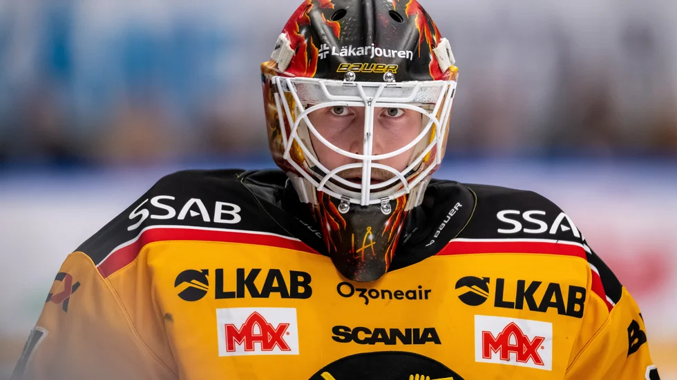 Joel Lassinantti stod för en stabil instas mot Rögle och höll stundtals kvar Luleå i matchen.