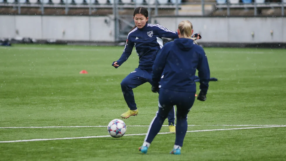 Viktoria Veber spelar från start mot Jitex.