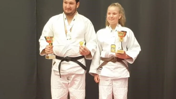 Mirbek Niiazaliev och Elina Bergvall vann var sitt SM-guld i Malmö.