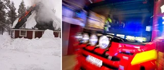Turistkåta började brinna – totalförstördes 