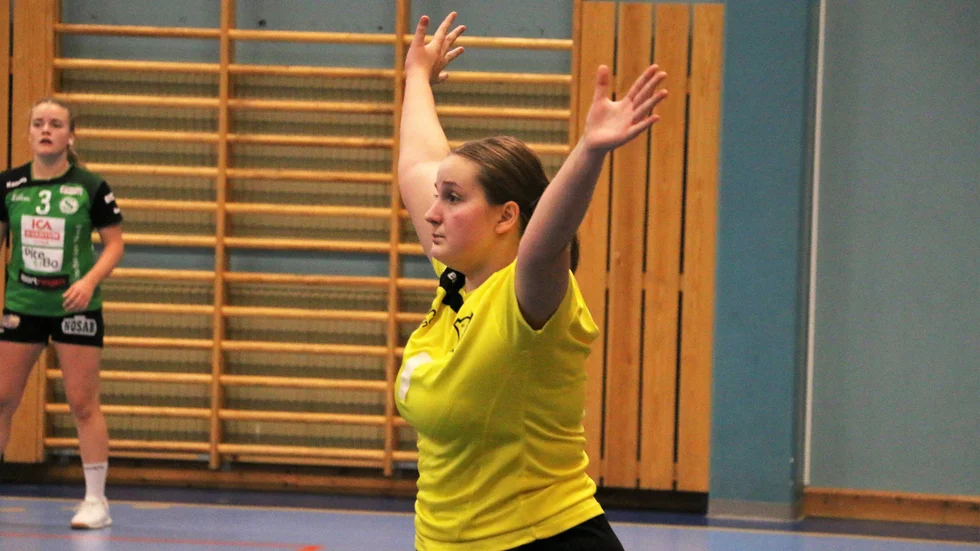 Nellie Molander spelade bra i Norrfjärdens handbollsmål.