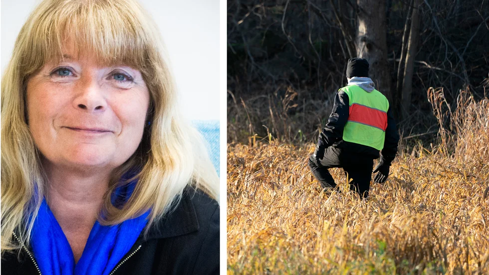 Rebecca Stenberg, räddningsforskare vid Linköpings universitet, efterlyser möjligheter till utbildning för dem som deltar frivilligt i eftersök.