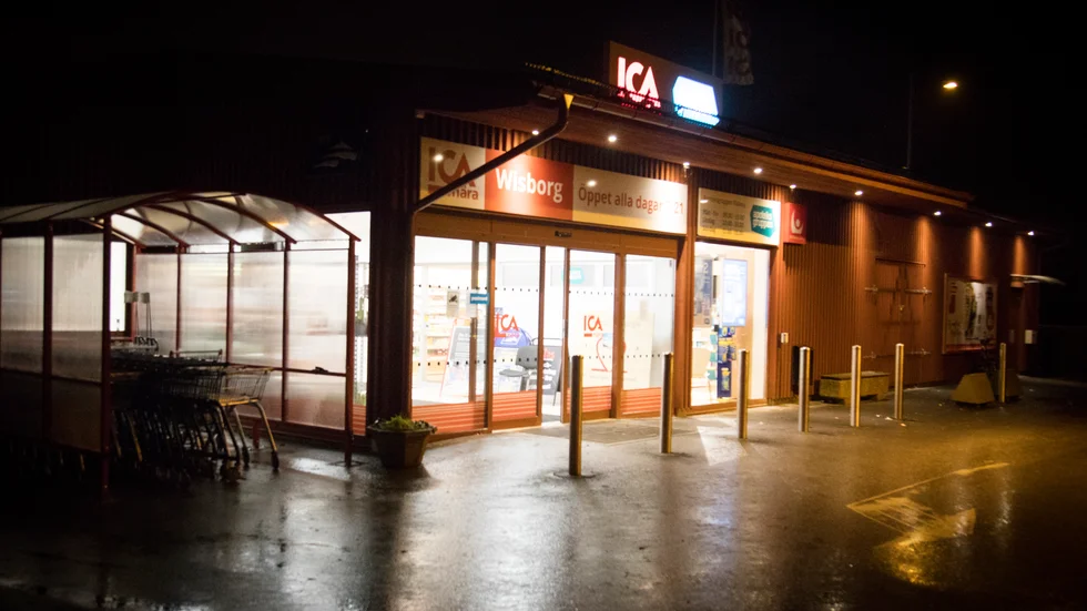 Bild från samma dag som rånet ägde rum.