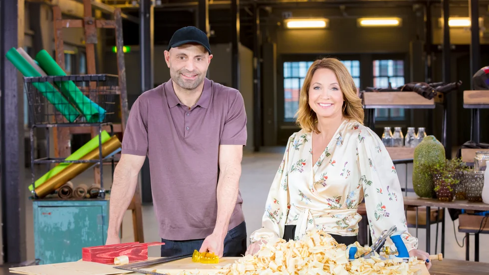 Samir Alj Fäl och Pernilla Månsson Colt leder SVT:s nya satsning "Mästerskaparna" där konsthantverket står i centrum.