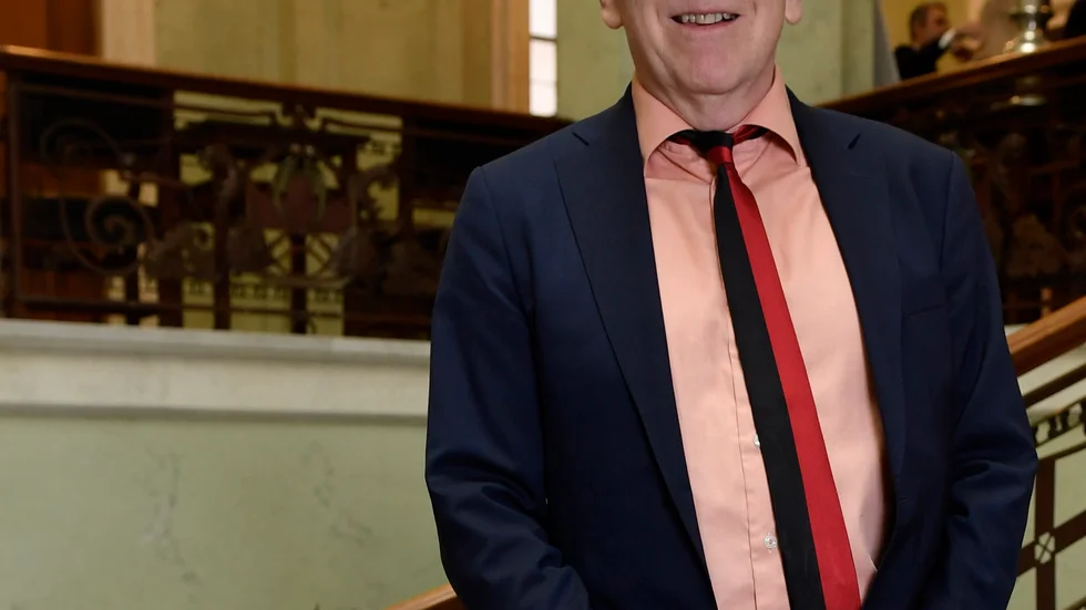Folkbladets chefredaktör Widard Andersson