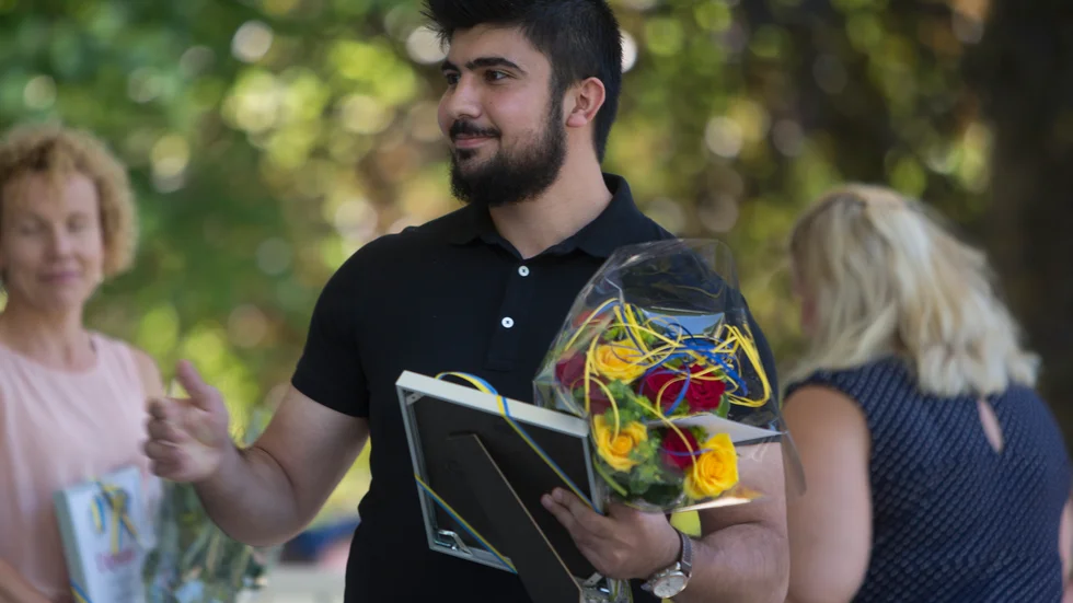 Förra året blev Juan Mohammed från KDK den första mottagaren av det nyinstiftade stipendiet till ung domare.