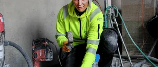 Rebecca sanerar i mansdominerad bransch