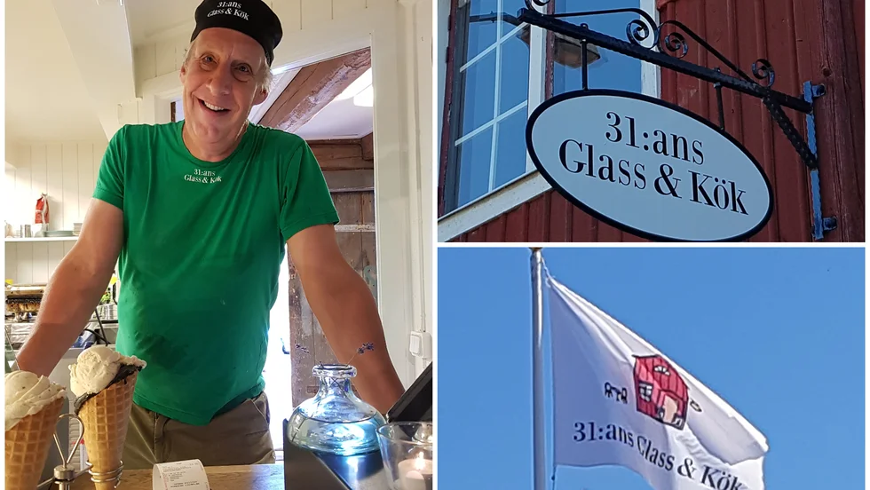 Detroligaste han har gjort, säger han, Håkan Johansson som blir kvar i glassbaren ett tag till.