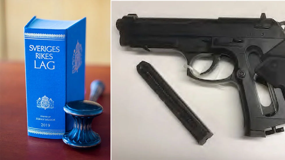 Polisen hittade en kolsyrepistol hemma hos en av gärningsmännen. Offrets blod återfanns på kolven.