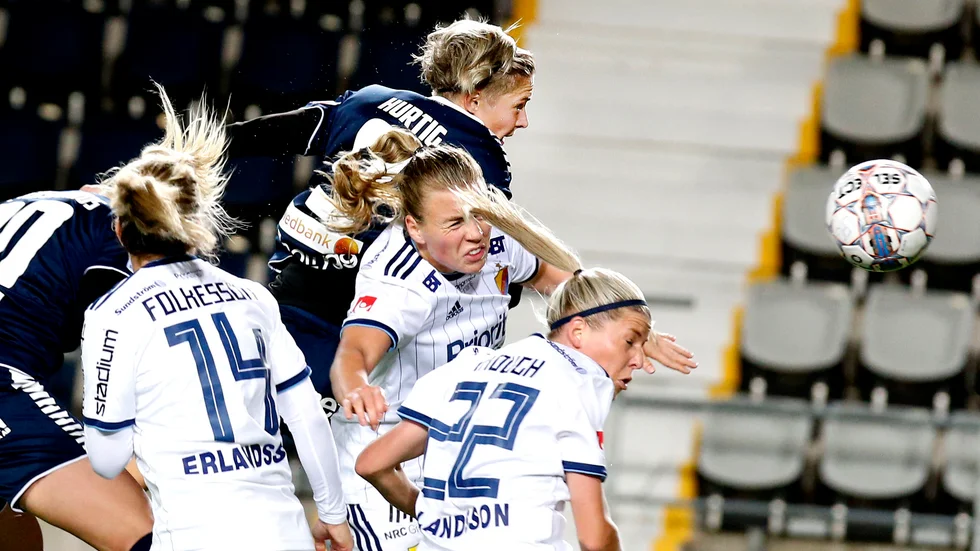 Lina Hurtig visade vägen med sitt 1-0-mål på hörna. Det var stor lättnad för Linköpings FC efter segern mot Djurgården. Nu blev det upp en placering i tabellen.