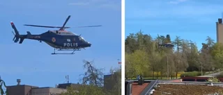 Därför landade en polishelikopter mitt i Linköping