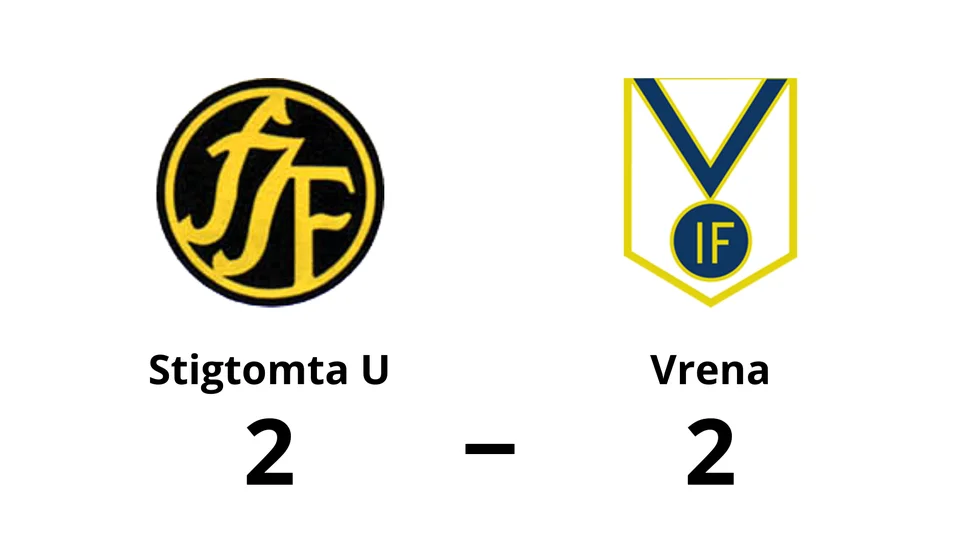 Stigtomta IF U spelade lika mot Vrena IF