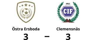Clemensnäs kryssade mot Östra Ersboda