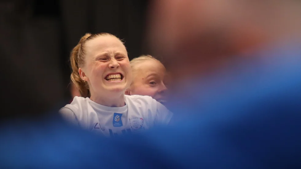 Emmy Andersson var en av de stora matchvinnarna när LVC tog sitt historiska damguld.