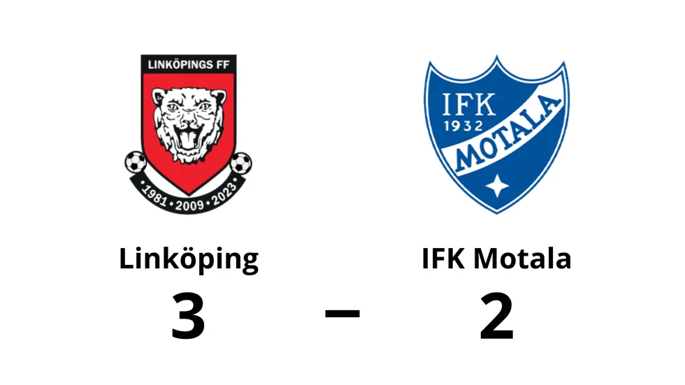 Linköpings FF vann mot IFK Motala FK