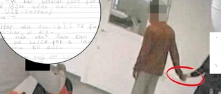 Här är lappen – som avslöjar 21-årige fången på Hällbyanstalten