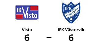 IFK Västervik i ledning i halvtid – tappade segern mot Vista