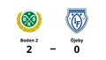 Öjeby föll mot Boden 2 med 0-2