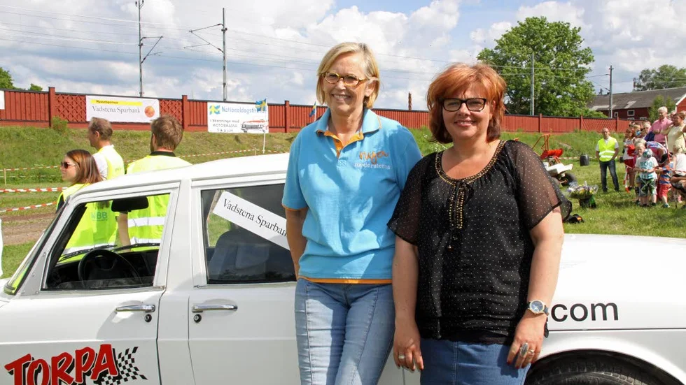 Monika Gideskog och Brigitta Gunnarsson kom tvåa.