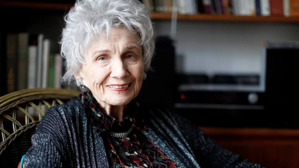 Alice Munro, född 1931, fick Nobelpriset i litteratur 2013 med motiveringen "den samtida novellkonstens mästare".