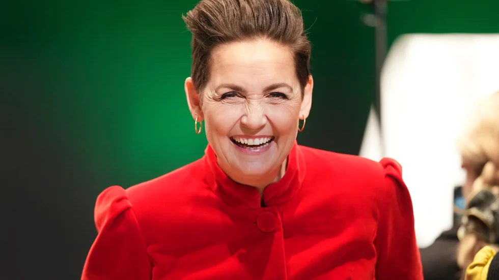 Socialistisk folkeparti leds av Pia Olsen Dyhr. Bilden togs på partiets stämma i Kolding för en dryg vecka sedan.