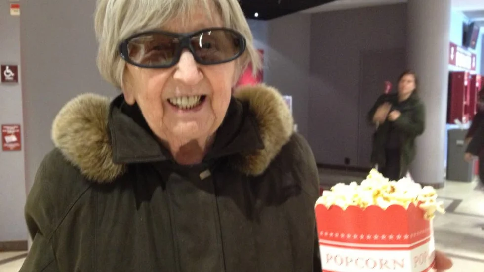 Dagny Carlsson, 103 år och världens äldsta bloggare.
