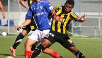 Jerome Polenz i närkamp med Häckens Eber