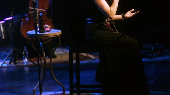 Jill Johnson har lämnat schlagermusiken för gott, så ?Crazy in love? fick stanna hemma. I dag är det country som gäller för stjärnan som nästan sålde ut konsertsalen.Bild: DANIEL BENNELID