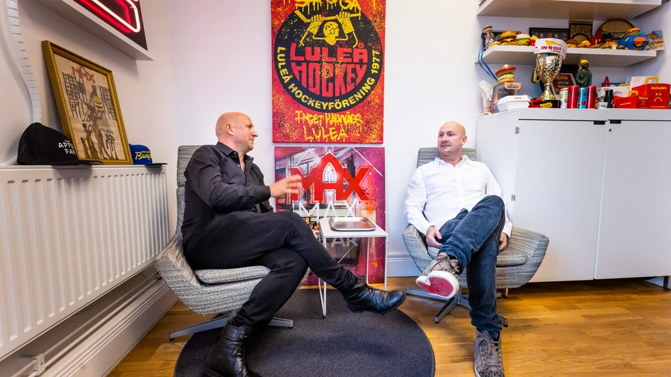Maxägarna Christoffer och Richard Bergfors.