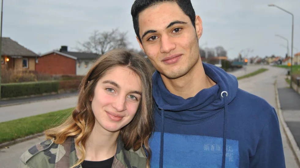 Lisa Andersson och Abderahim "Abbe" Belhaouzi blev ihop i april. I maj fick han avslag på sin asylansökan.