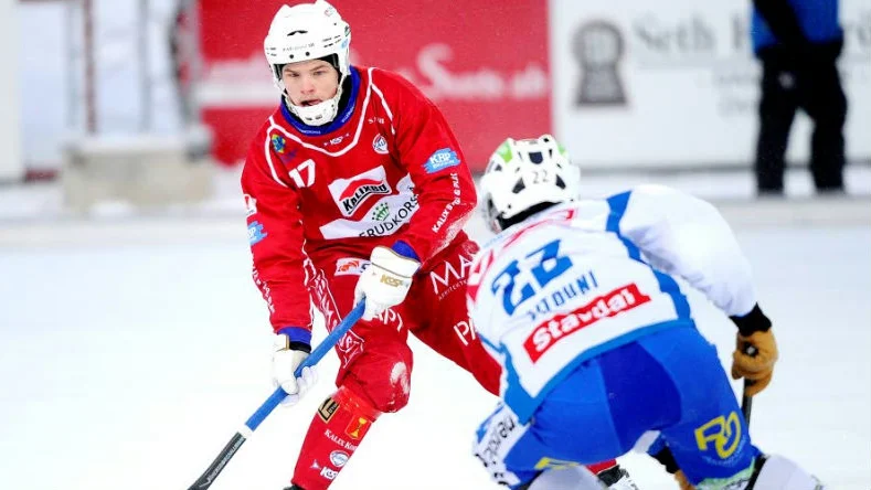 Jagad. Johan Sundquist gjorde flest mål för Kalix Bandy denna säsong.