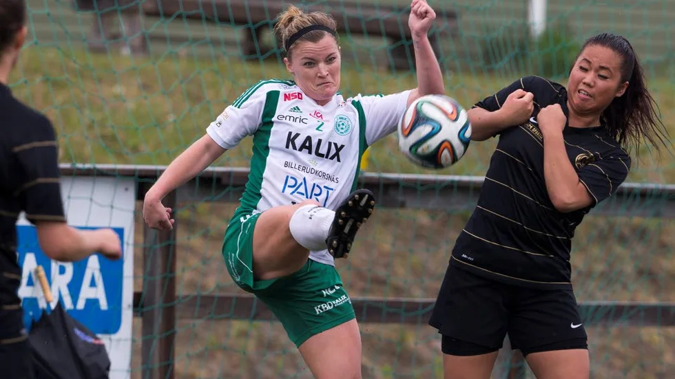 Peppad. Måltjuven Erin Craig vill återigen dra på sig Assi IF-tröjan.