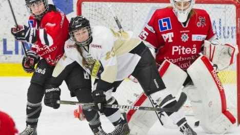 Målvakt Sara Sundqvist storspelade mot Leksand.