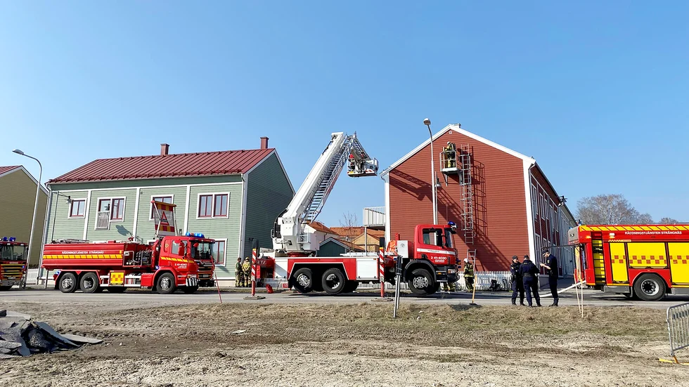 Räddningstjänsten larmades till Stadsparken i Mariefred vid 15-tiden på tisdagen.