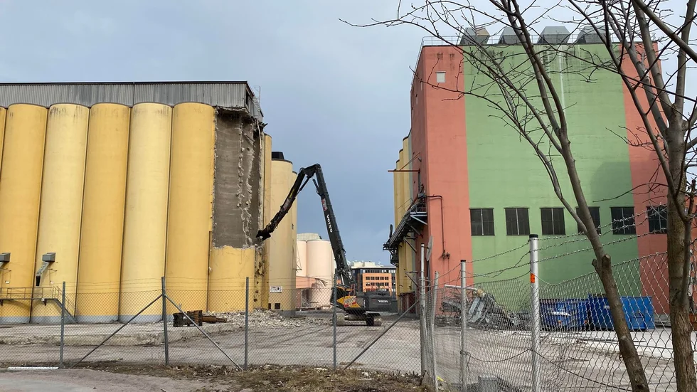 Arbetet pågår för fullt i Industristaden. 