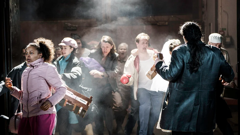 "Hur känner du att du är rädd?" spelas på Orionteatern under en ukrainsk kulturfestival. Pressbild.