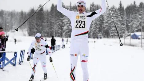 David Hedlund och Johan Westerlund drog till spurtkrig i herrklassen.