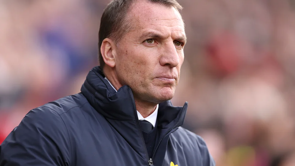 Leicester sparkar tränaren Brendan Rodgers. Arkivbild.