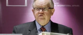 Östfold gläds med Ahtisaari