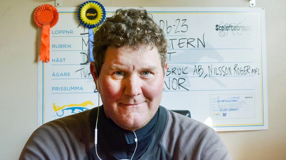 Roger Nilsson ävar nöjd efter de historiska tävlngarna i Lycksele under fredagen.