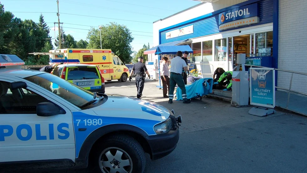 Ett knivbråk utspelade sig i Boden på förmiddagen.