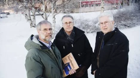 Pär Domeij. Jan-Olov Nyström och Mauritz Nyström är männen bakom jubileumsboken om Norrbottens 200 år.