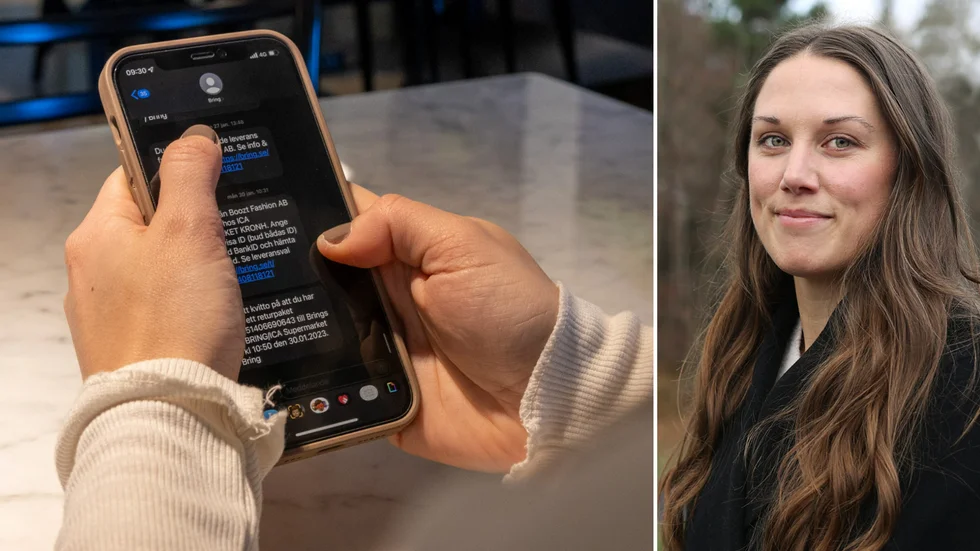 Matilda Adelborg, presschef på Bring, varnar för omfattande bedrägerier kopplade till företagets namn.