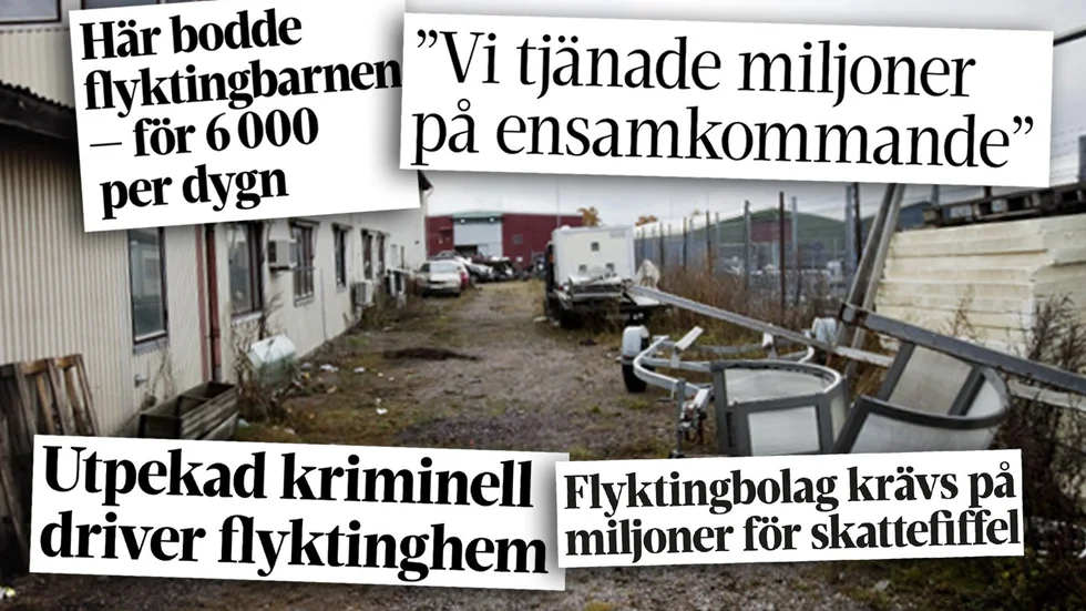 Efter flyktingvågen 2015 skrev UNT flera gånger om oseriösa företag som tog emot ensamkommande barn och ungdomar.