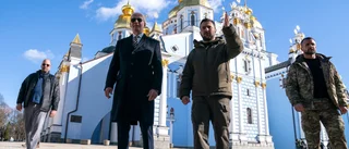 Dolt flyg, tåg i natten – så kom Biden till Kiev