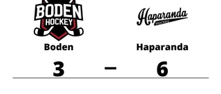 Haparanda slog Boden på bortaplan
