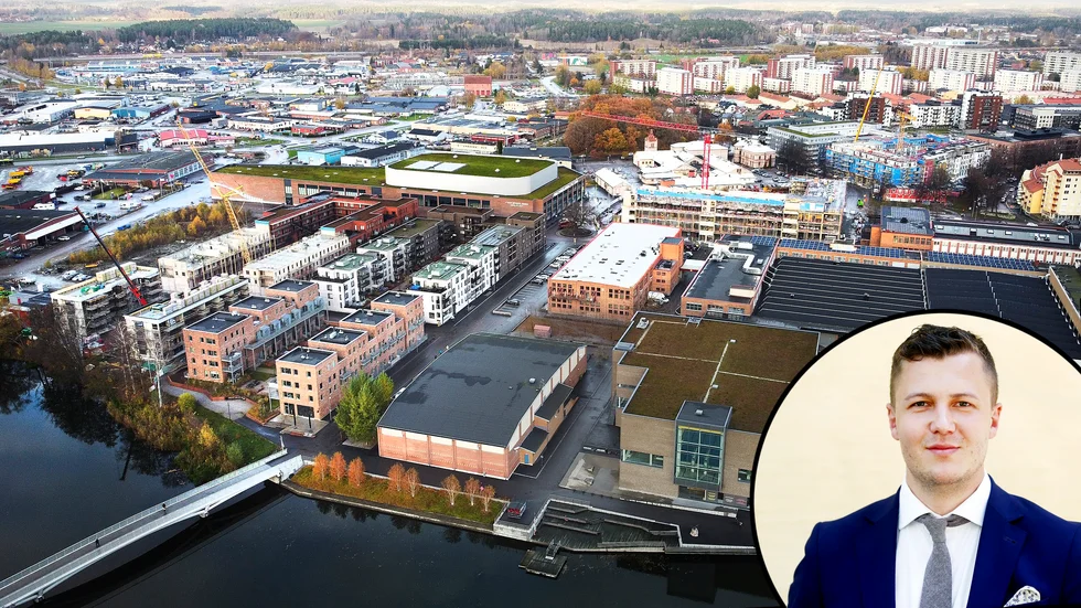 "Generellt är det klart att ju billigare något är desto mer intressant blir det. När priserna går ner på bostäder blir de mer intressanta", säger Ludwig Gullberg, kontorschef och fastighetsmäklare på Fastighetsbyrån i Eskilstuna.