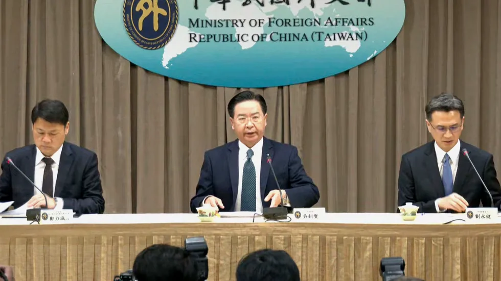 Taiwan utrikesminister Joseph Wu.