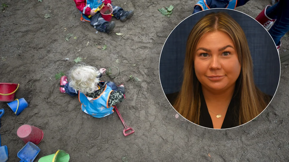 Jasmine Berglund, sektionsordförande i fackförbundet Kommunal som organiserar många barnskötare i Eskilstuna.